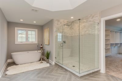 Open Concept Shower Space